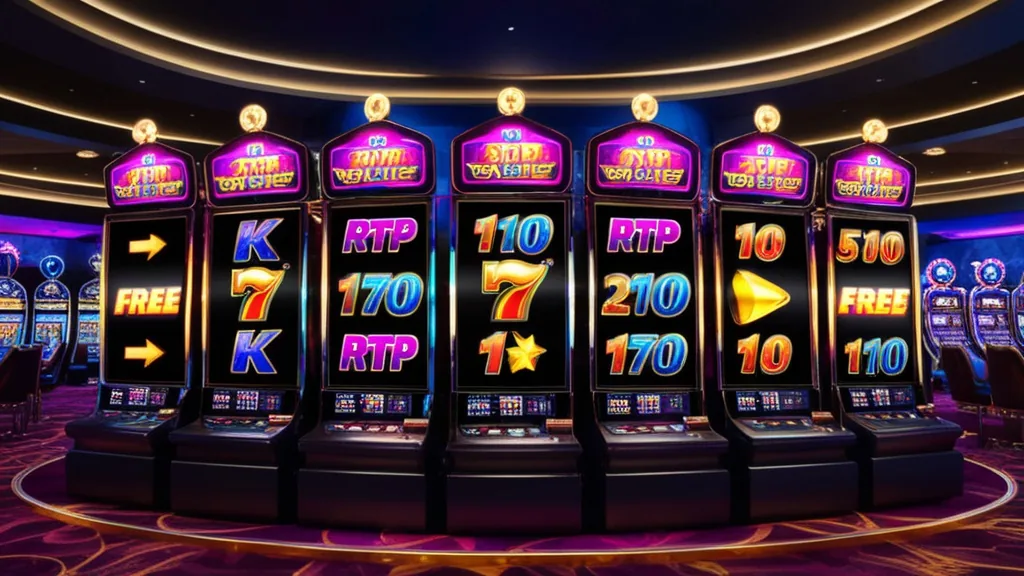 Slots und Freispiele in einer dunklen Online-Casino-Szene